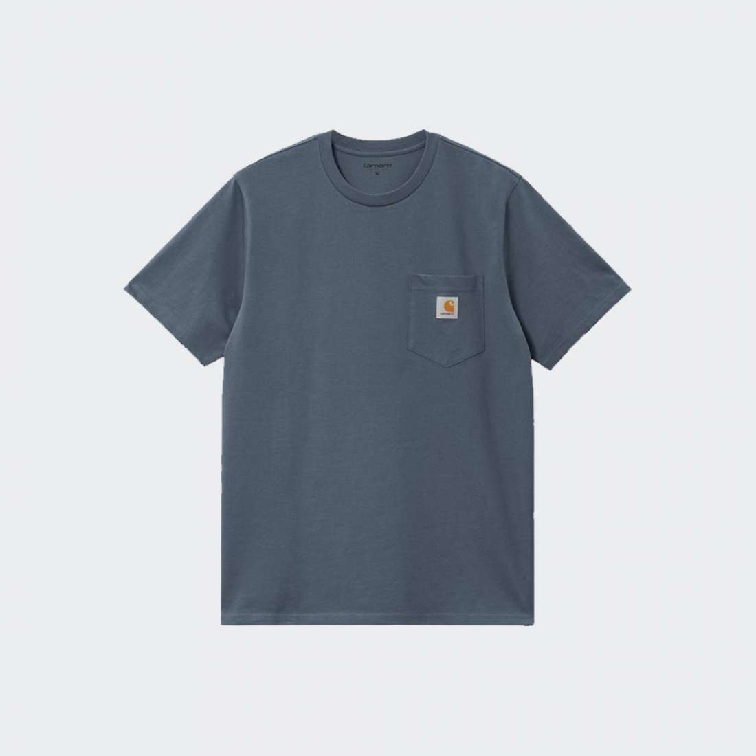 T-SHIRT CARHARTT WIP POCKET HUDSON BLUE