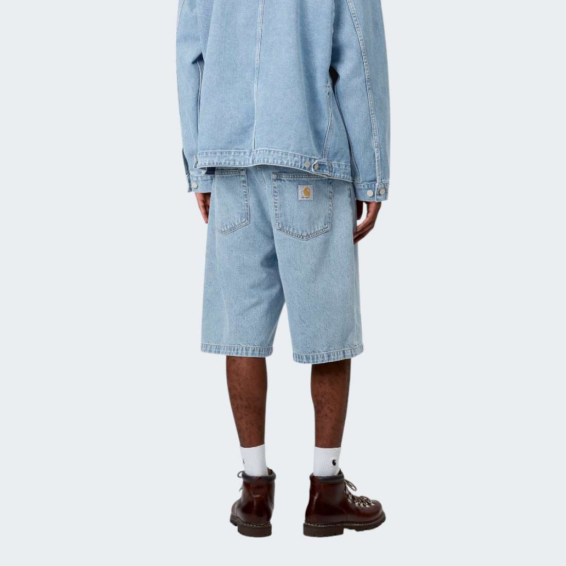 CALÇÕES CARHARTT WIP LANDON BLUE BLEACHED