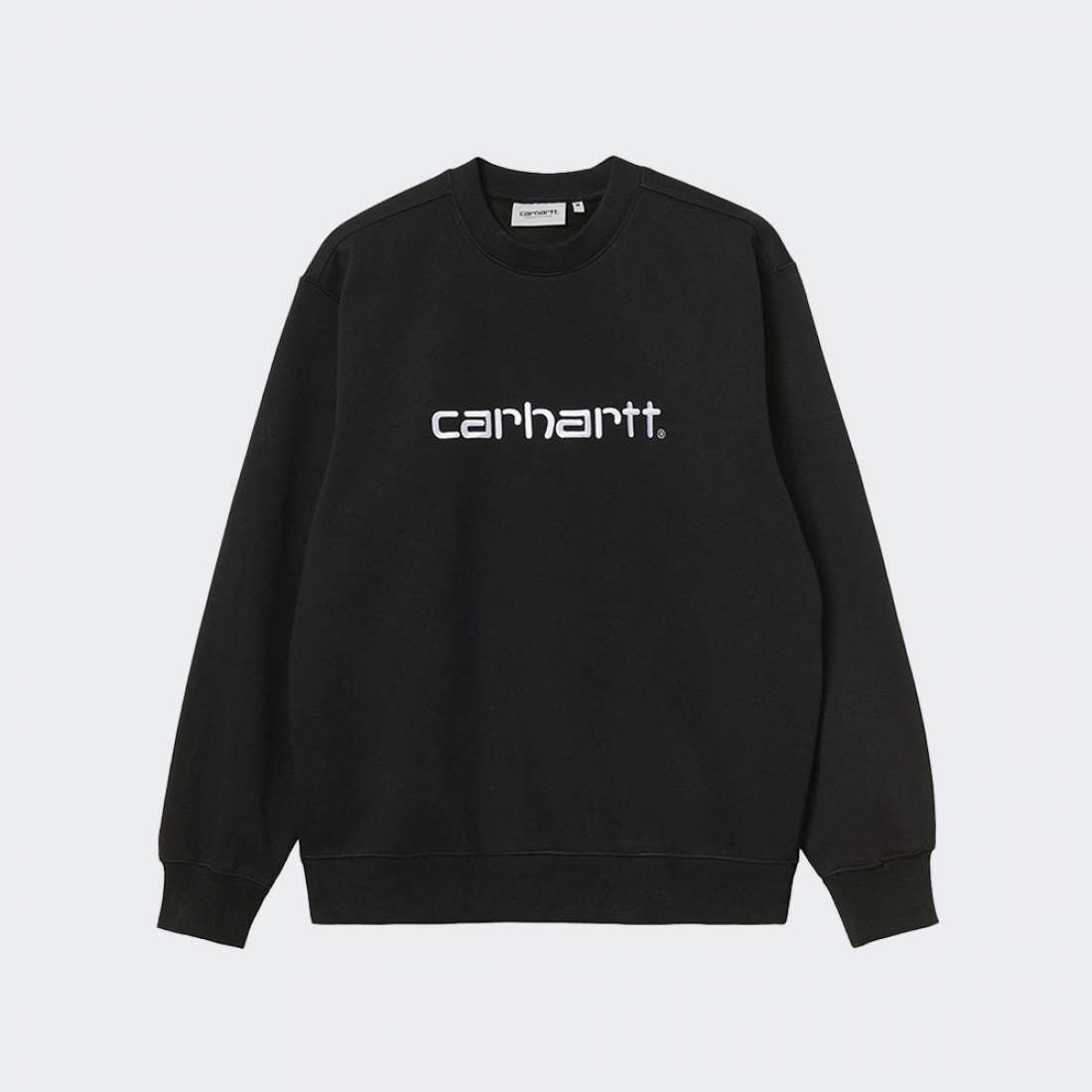 SWEATSHIRT CARHARTT WIP SCRIPT BLACK/WHITE