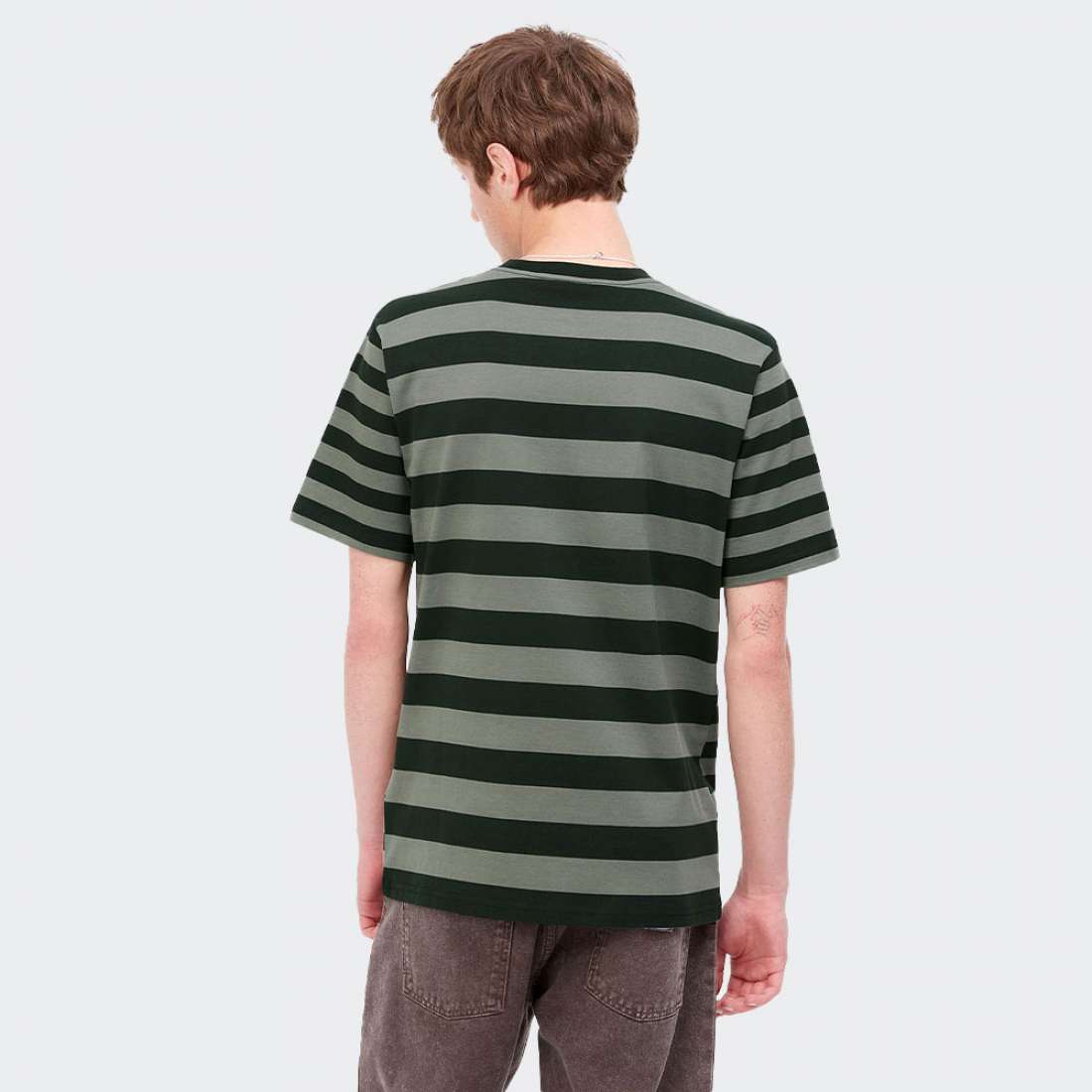 TSHIRT CARHARTT WIP MERRICK POCKET MERRICK STRIPE/DARK CED