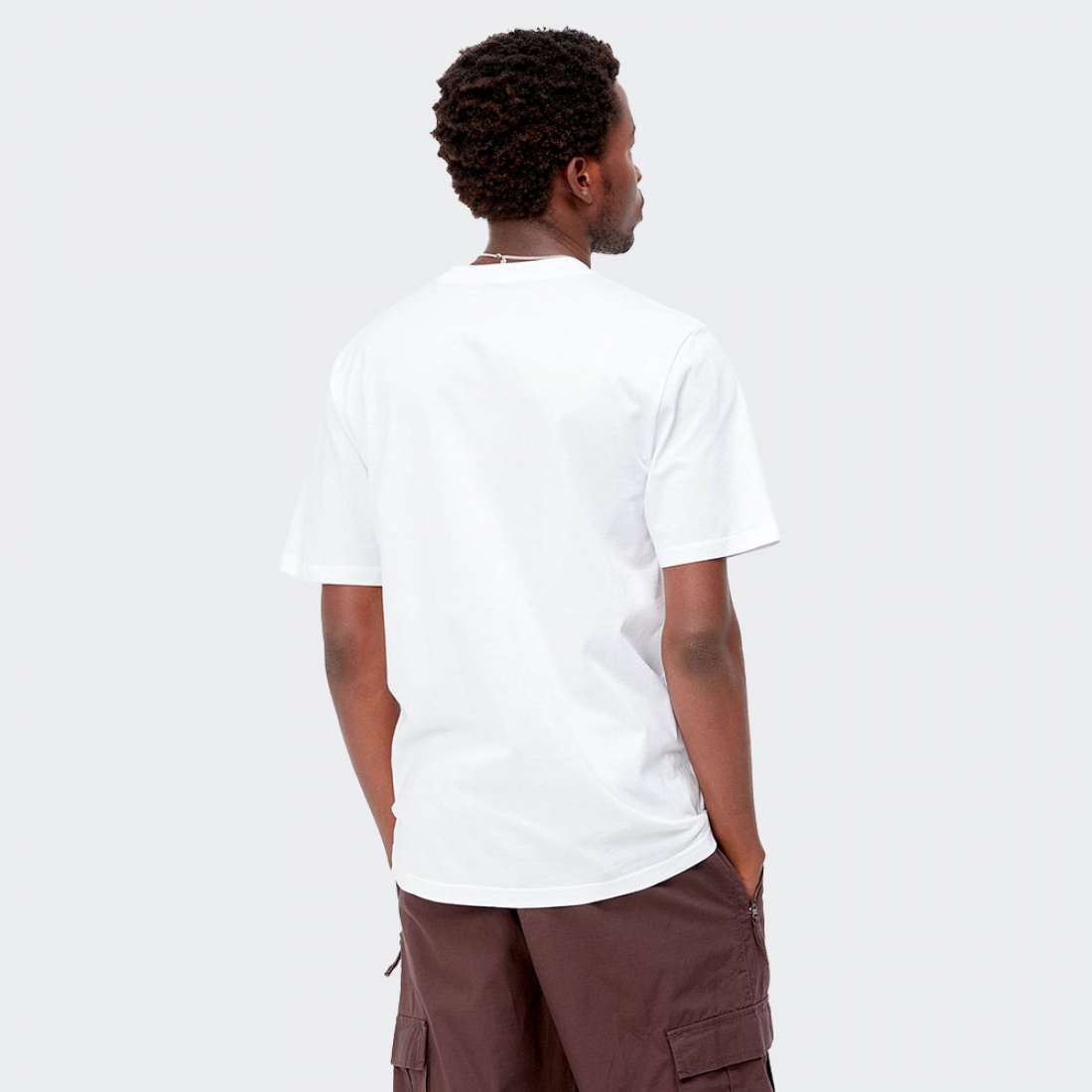 TSHIRT CARHARTT WIP PIECE OF WORK WHITE/BLACK