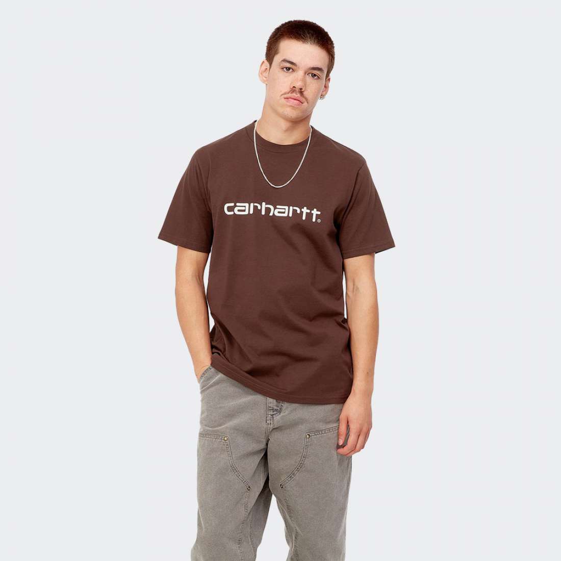 TSHIRT CARHARTT WIP SCRIPT ALE/WAX