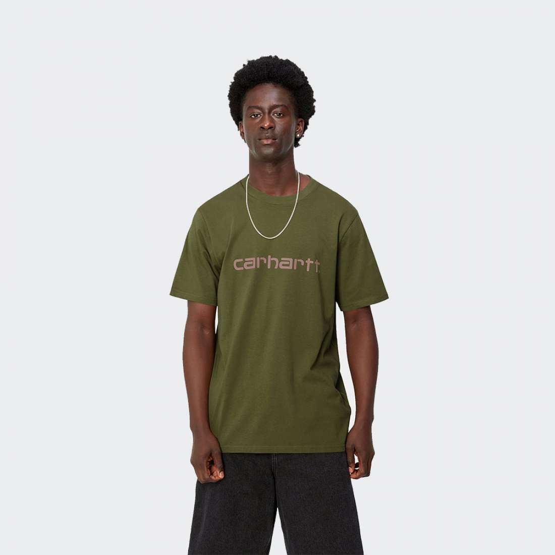 TSHIRT CARHARTT WIP UNIVERSITY SCRIPT DUNDEE/GLASSY WHITE