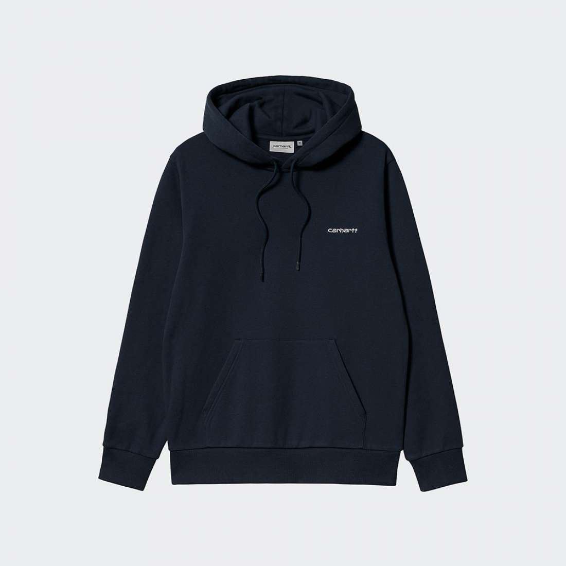 HOODIE CARHARTT WIP SCRIPT EMBROIDERY BLUE/WHITE