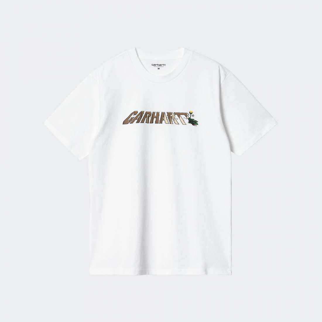 TSHIRT CARHARTT WIP DANDELION SCRIPT WHITE