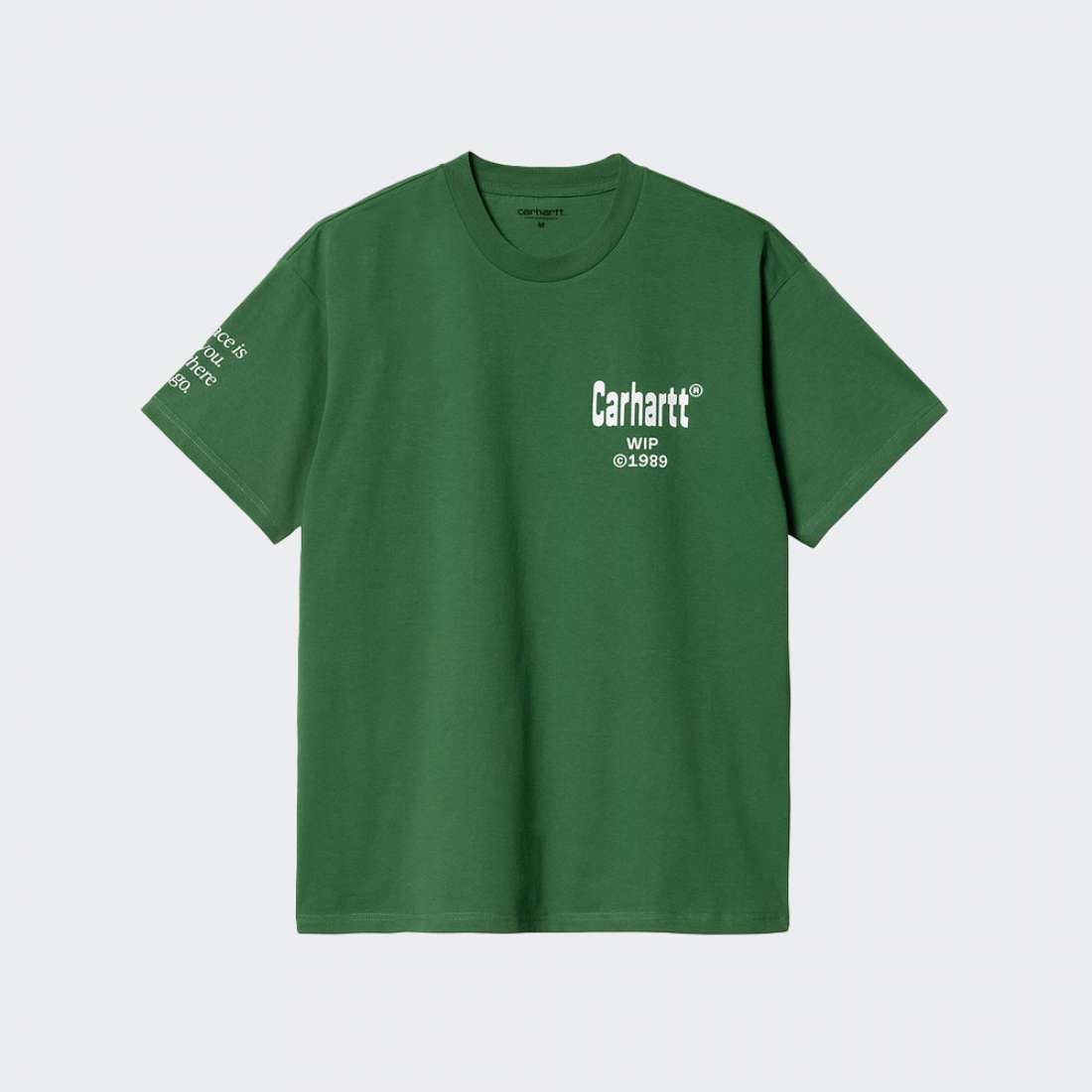 TSHIRT CARHARTT WIP HOME ASPEN GREEN/WHITE