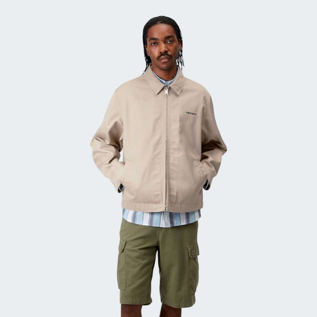 CASACO CARHARTT WIP MODULE SCRIPT WALL/BLACK RINSED
