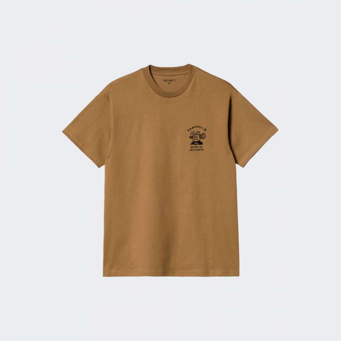 TSHIRT CARHARTT ICONS HAMILTON BROWN/BLACK