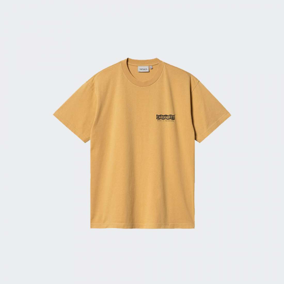 TSHIRT CARHARTT STAMP BOURBON/BLACK