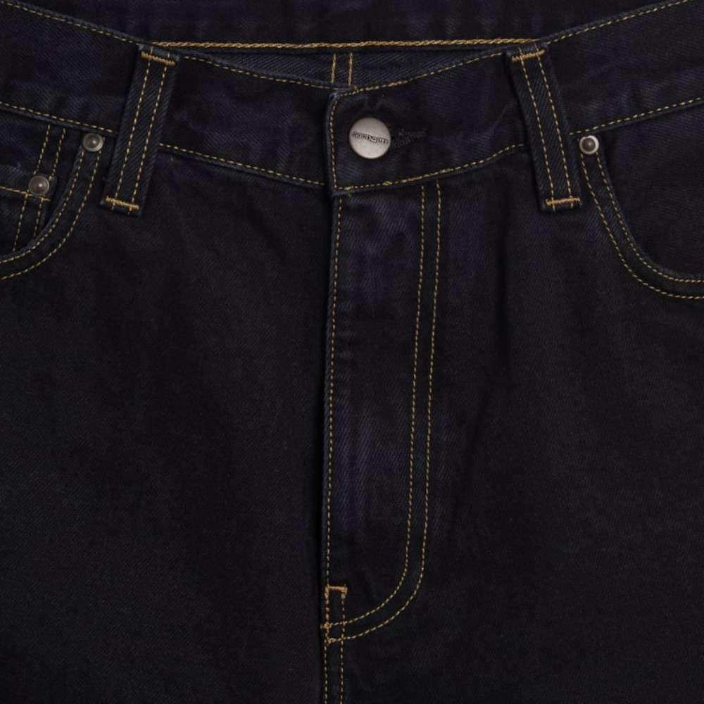 CALÇAS CARHARTT WIP AARON BLACK STONE WASHED