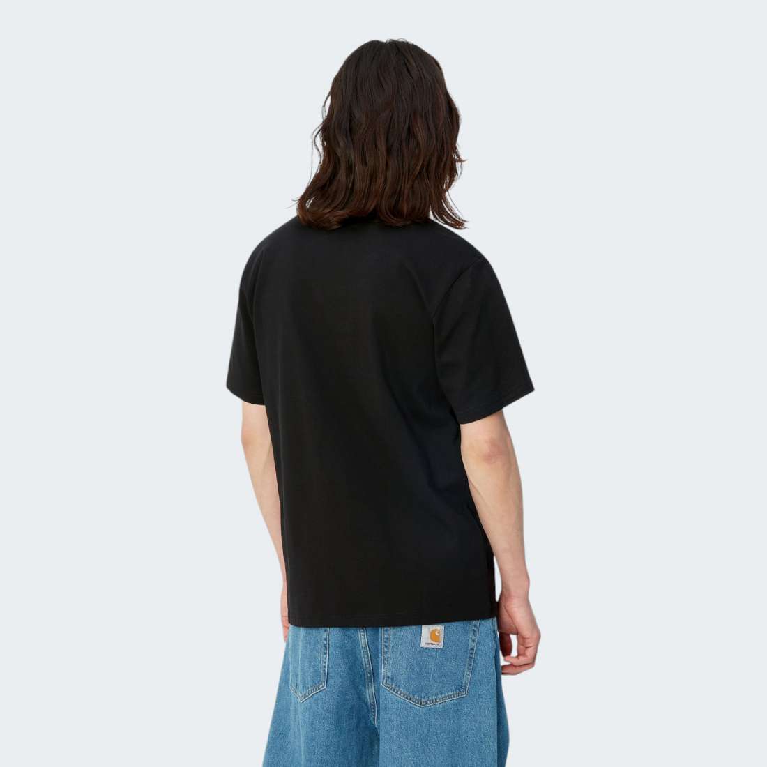 TSHIRT CARHARTT WIP UNIVERSITY BLACK/WHITE