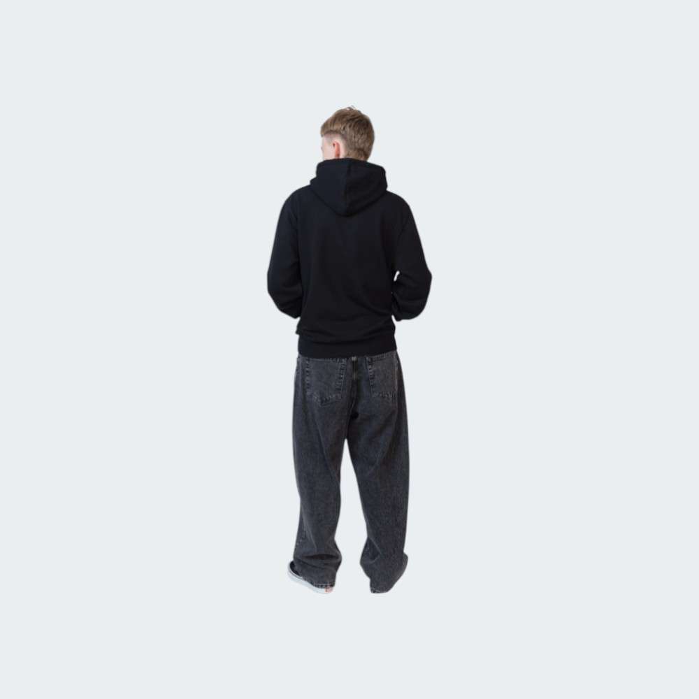 HOODIE CARHARTT WIP SCRIPT BLACK/WHITE