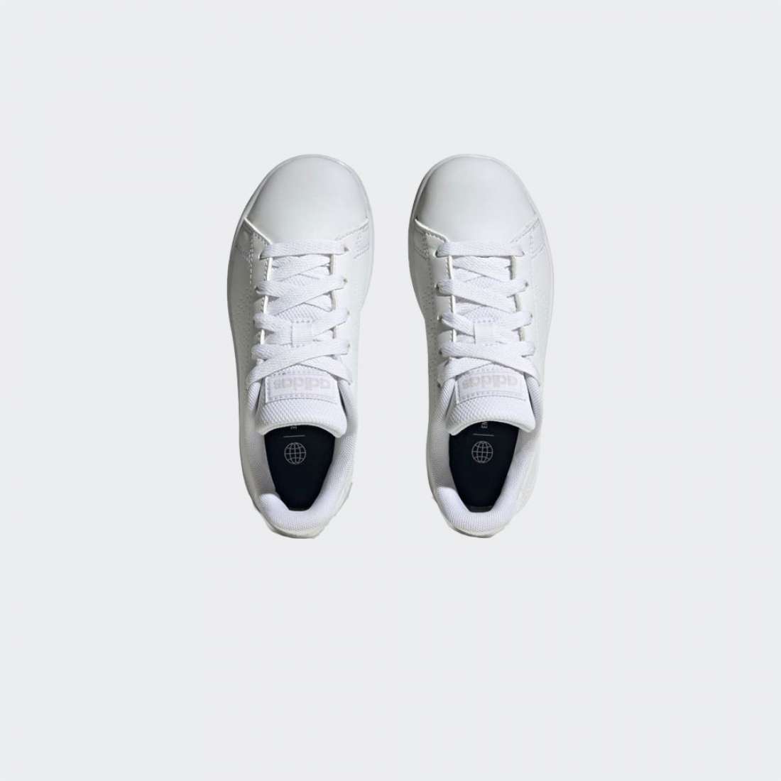 ADIDAS ADVANTAGE  K FTWWHT/FTWWHT/GREONE