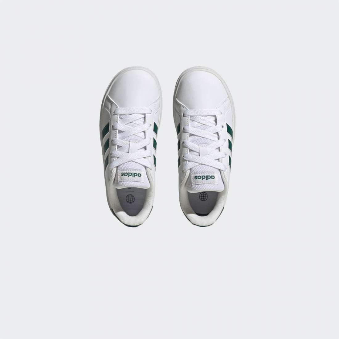 ADIDAS GRAND COURT 2.0 K FTWWHT/GREEN/FTWWHT