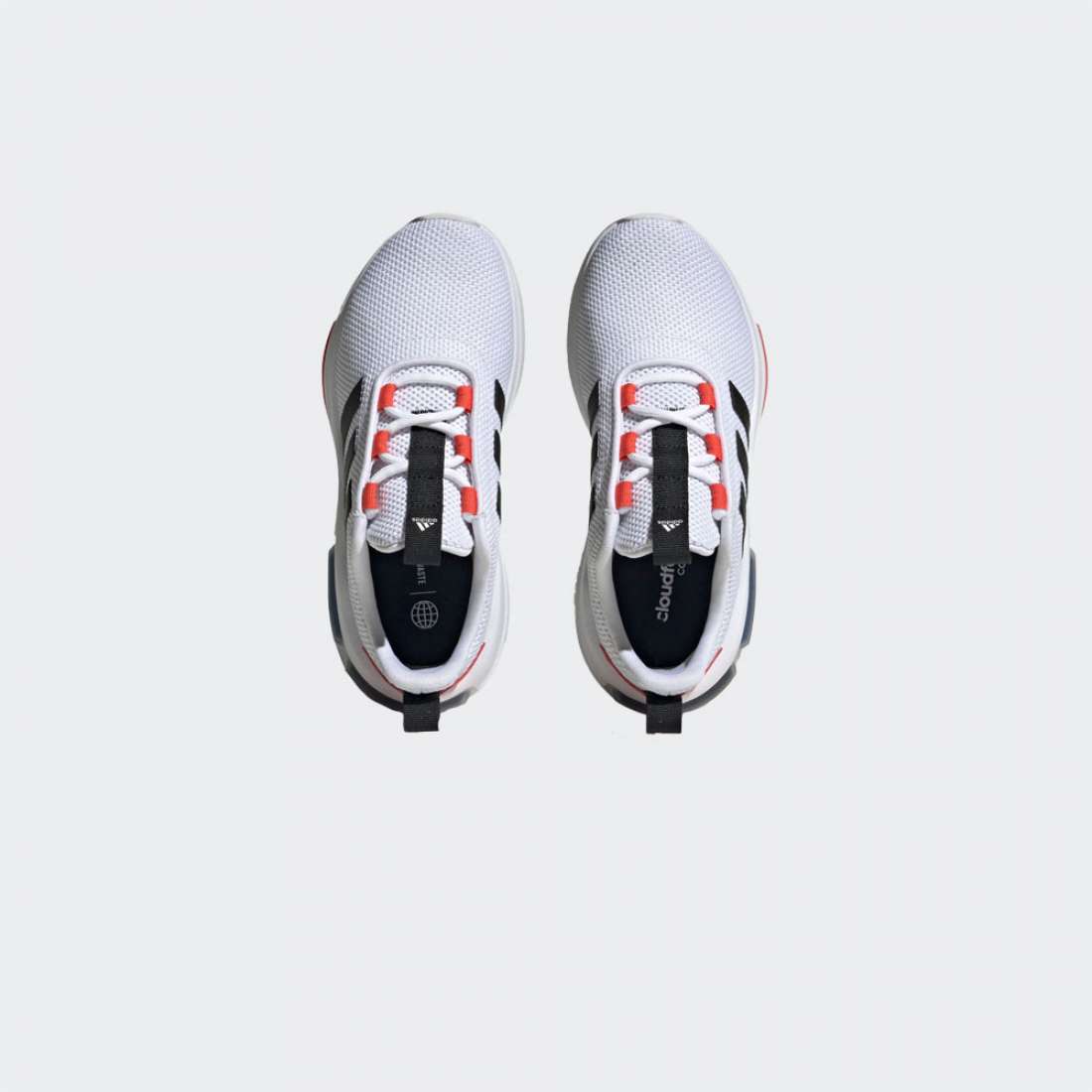 ADIDAS RACER TR23 K FTWWHT/BLACK/BRIRED