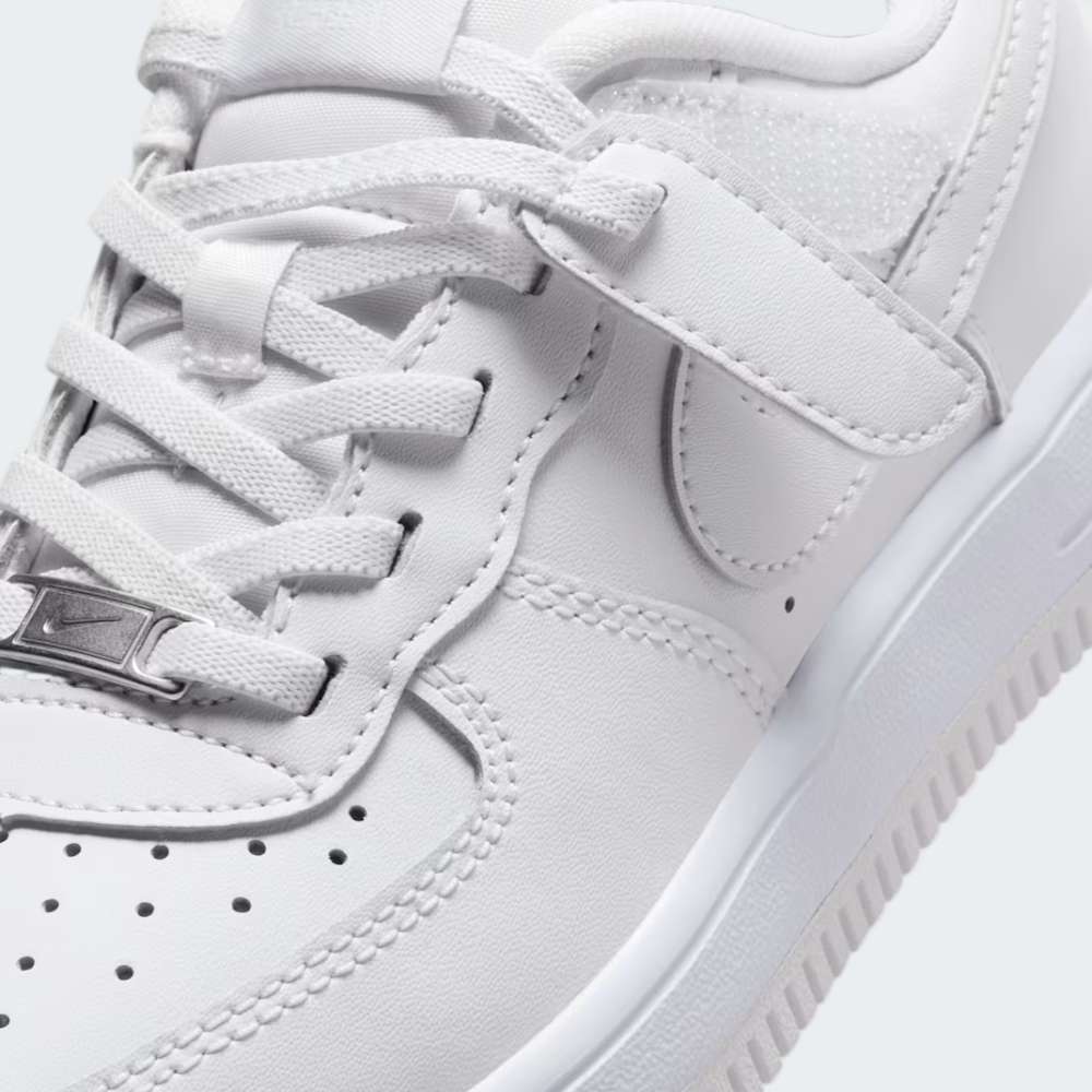 NIKE AIR FORCE 1 LOW EASYON PS WHITE