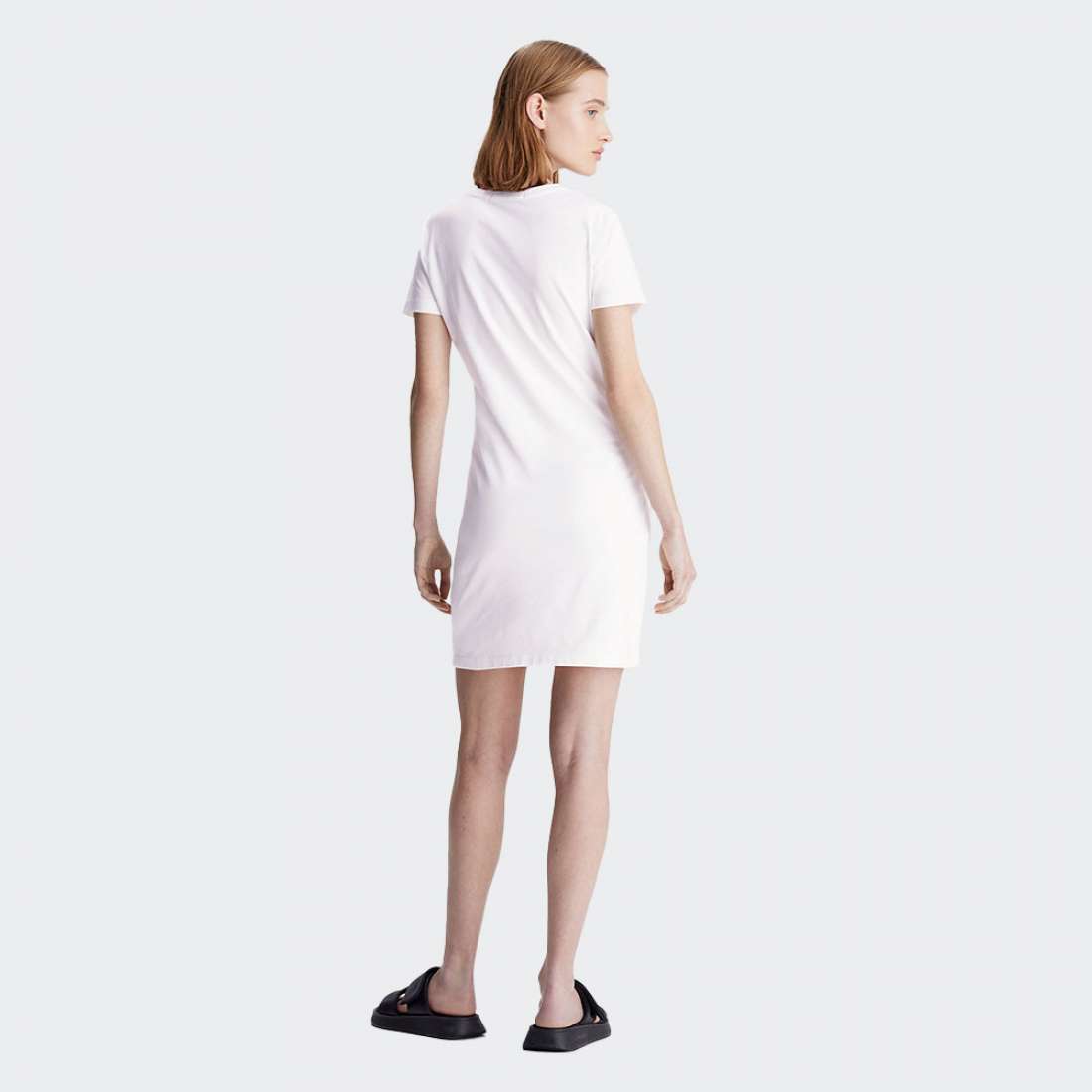 VESTIDO CALVIN KLEIN DIFFUSED BRIGHT WHITE