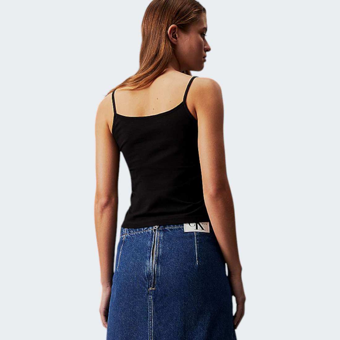 TOP CALVIN KLEIN MONOLOGO CK BLACK