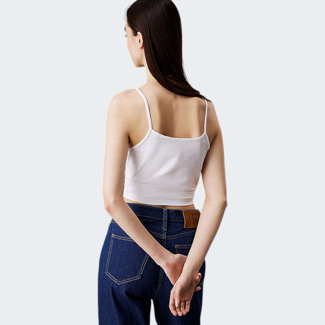 TOP CALVIN KLEIN MONOLOGO BRIGHT WHITE