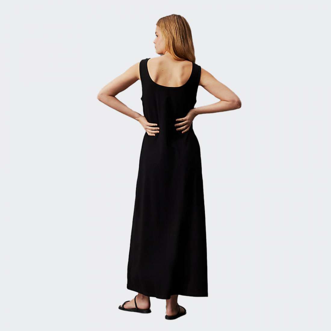 VESTIDO CALVIN KLEIN MONOLOGO BLACK