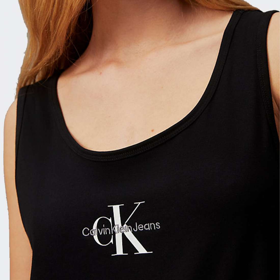 VESTIDO CALVIN KLEIN MONOLOGO BLACK