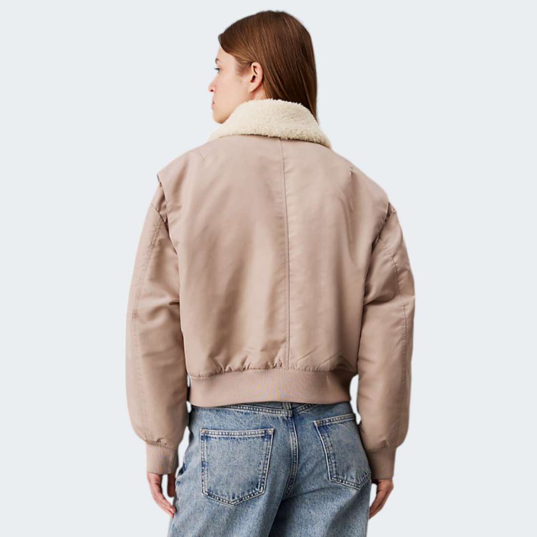 CASACO CALVIN KLEIN SATIN GOAT