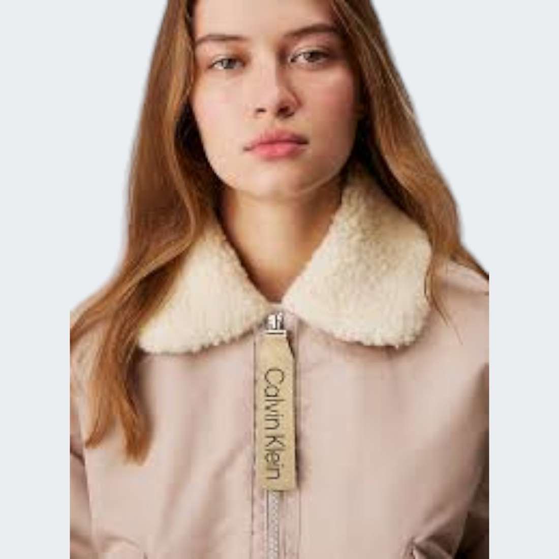 CASACO CALVIN KLEIN SATIN GOAT