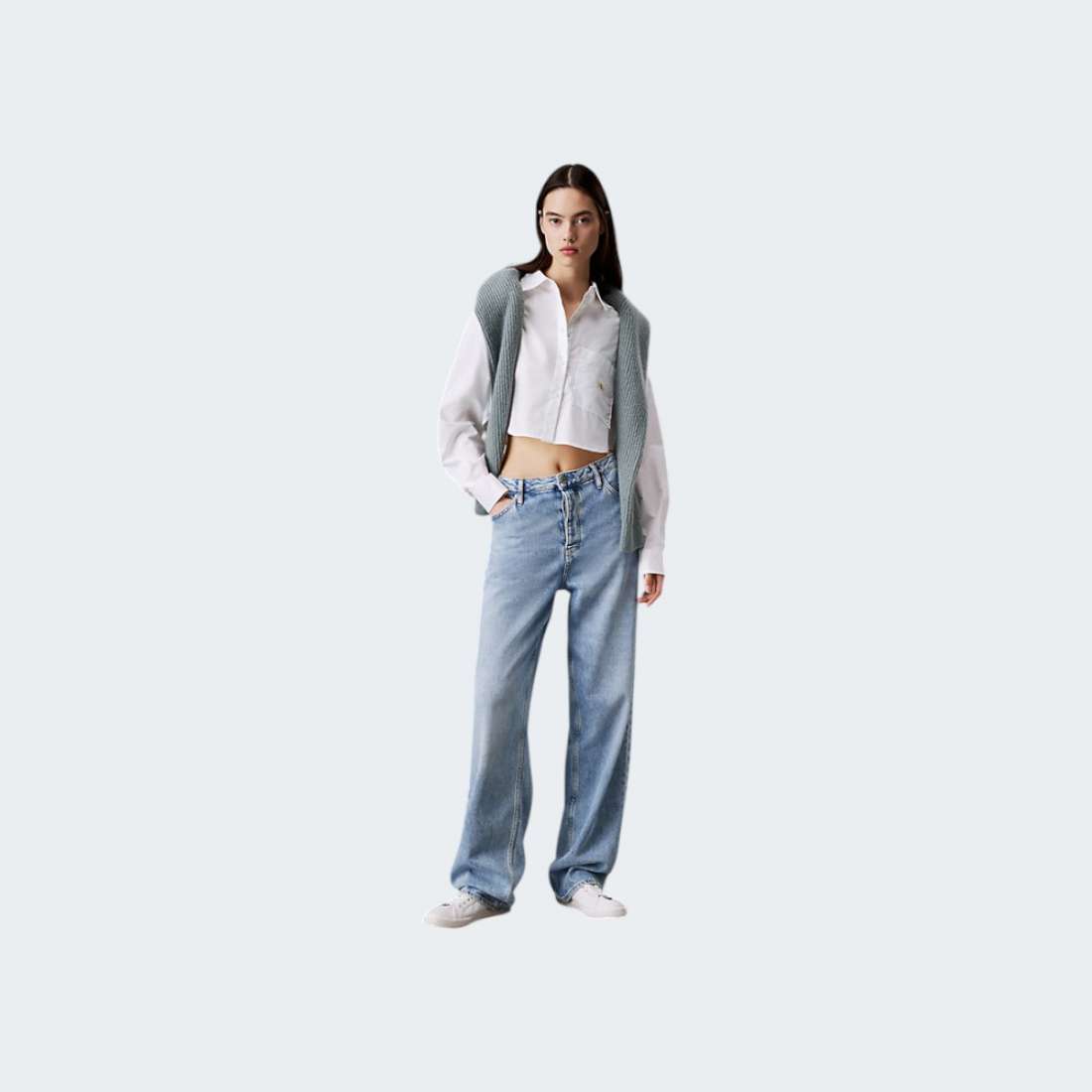 CAMISA CALVIN KLEIN WOVEN BRIGHT WHITE