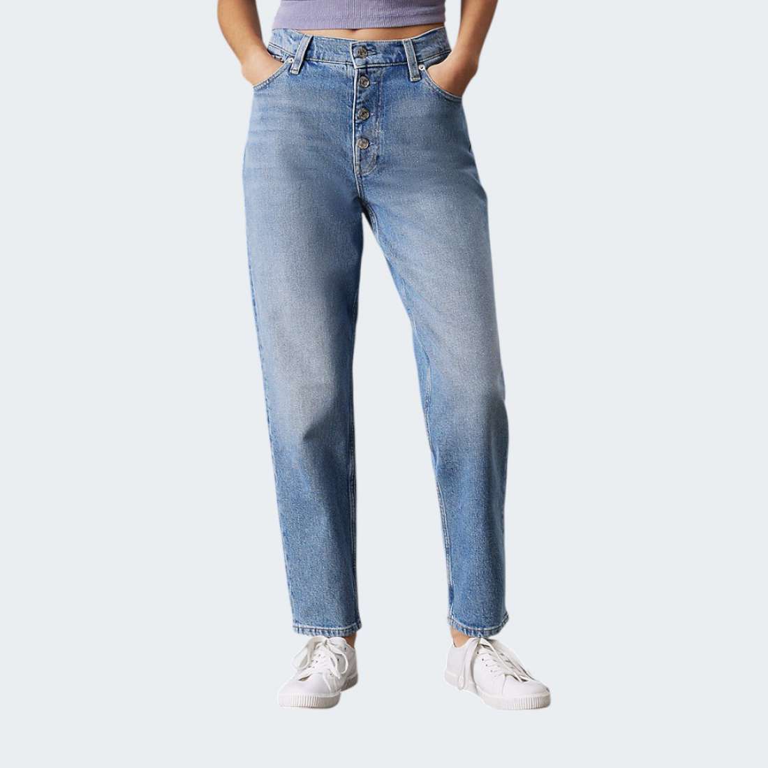 CALCAS CALVIN KLEIN MOM DENIM LIGHT