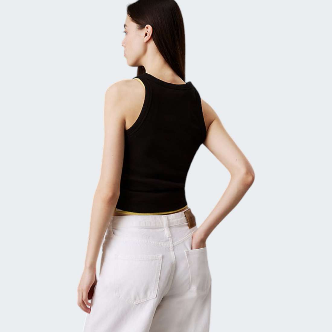 TOP CALVIN KLEIN MONOLOGO CK BLACK