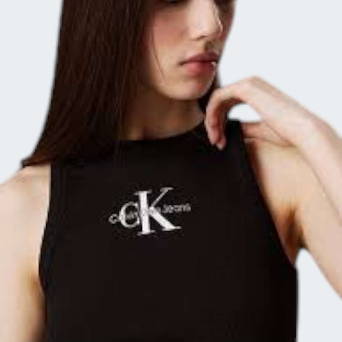 TOP CALVIN KLEIN MONOLOGO CK BLACK