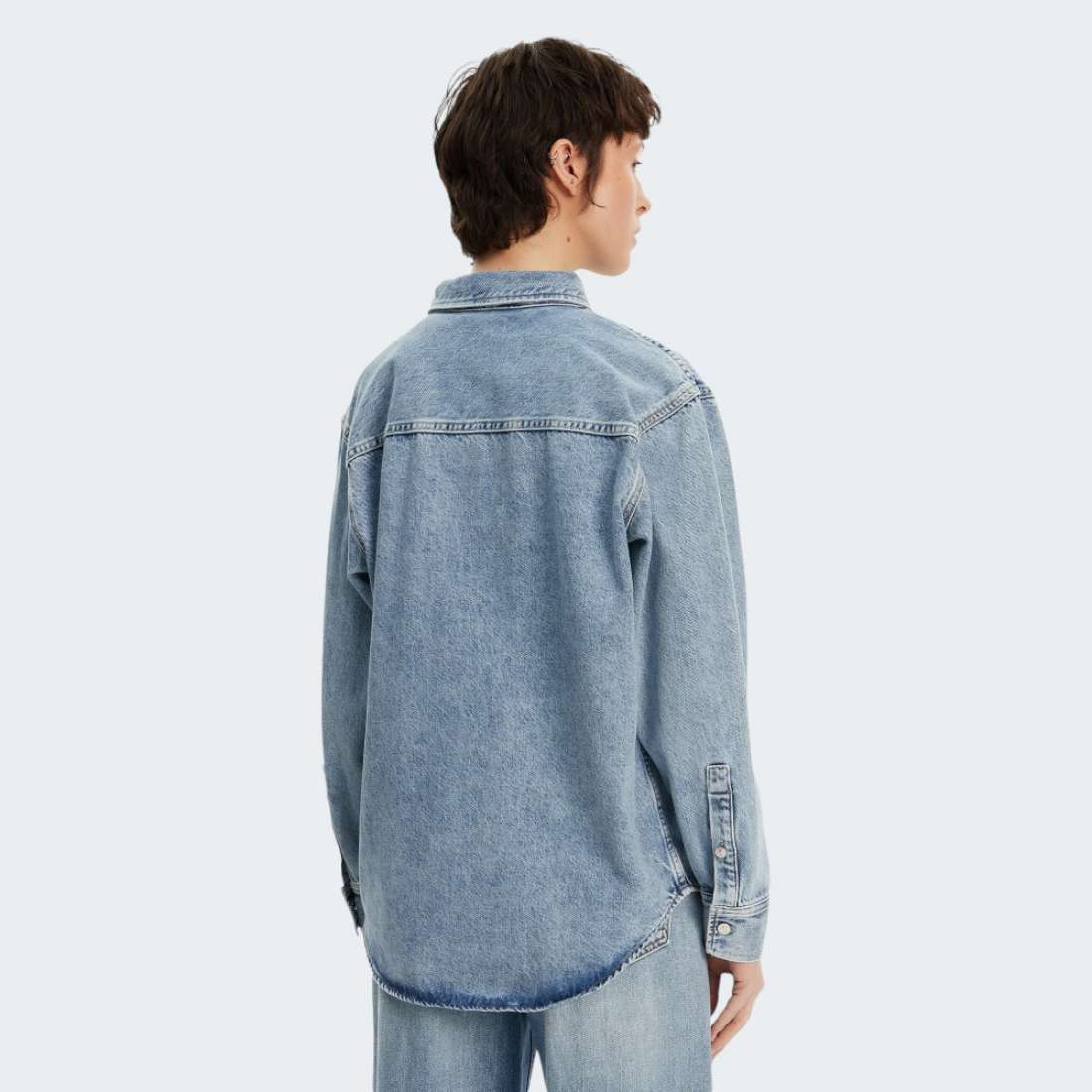 CAMISA CALVIN KLEIN DAD DENIM DENIM LIGHT