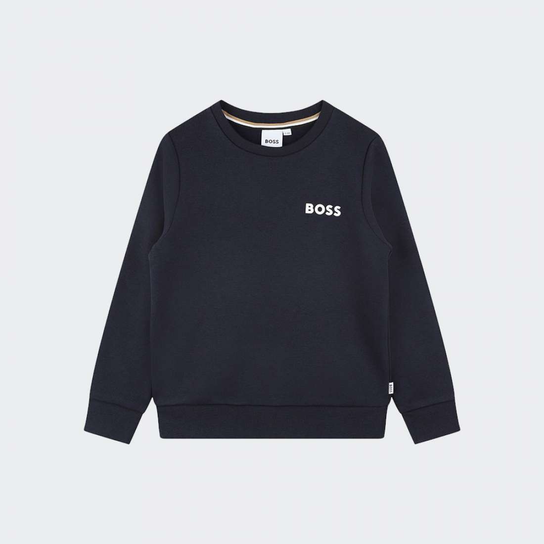 SWEATSHIRT BOSS J25Q12 Y NAVY BLUE