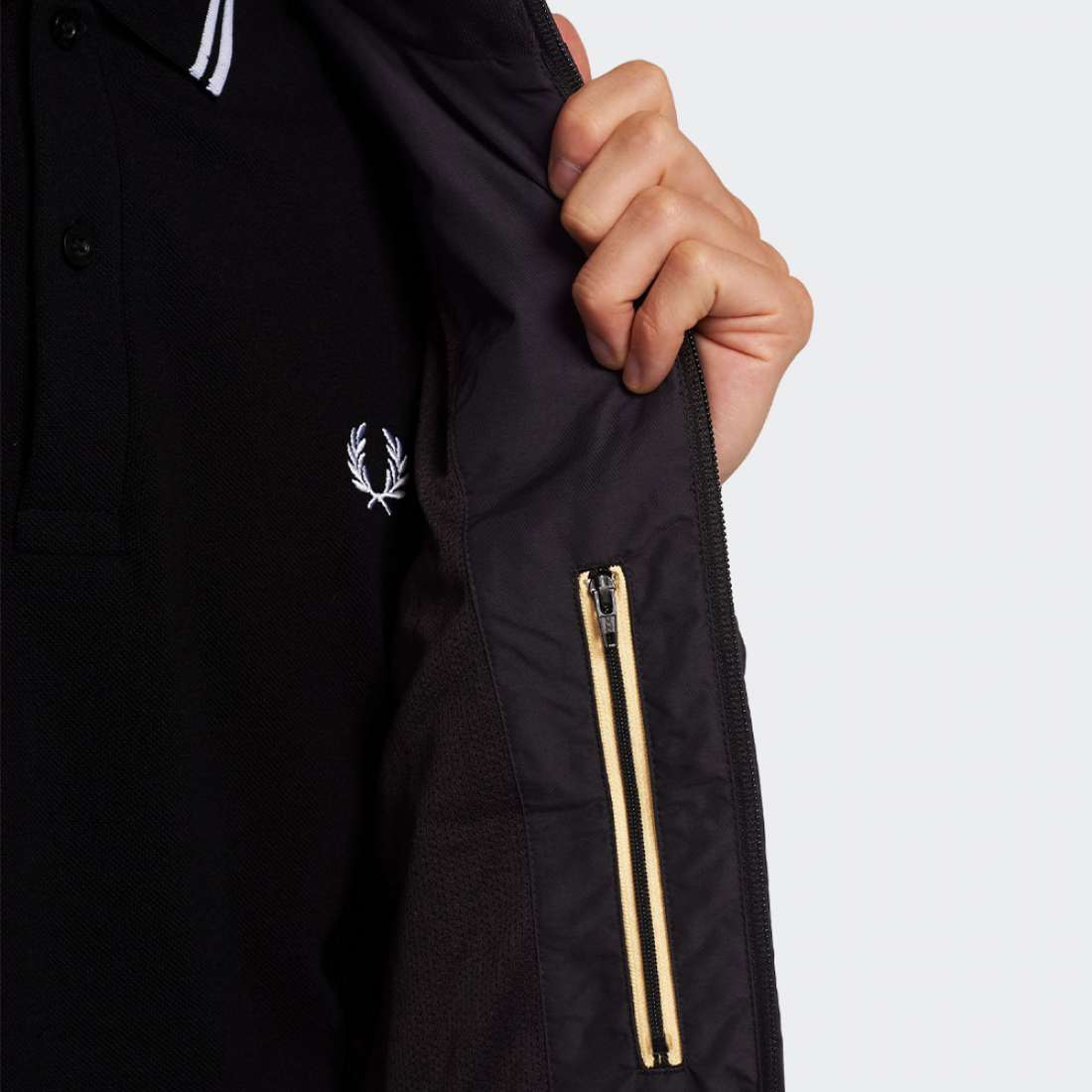 BLUSÃO FRED PERRY BRENTHAM BLACK