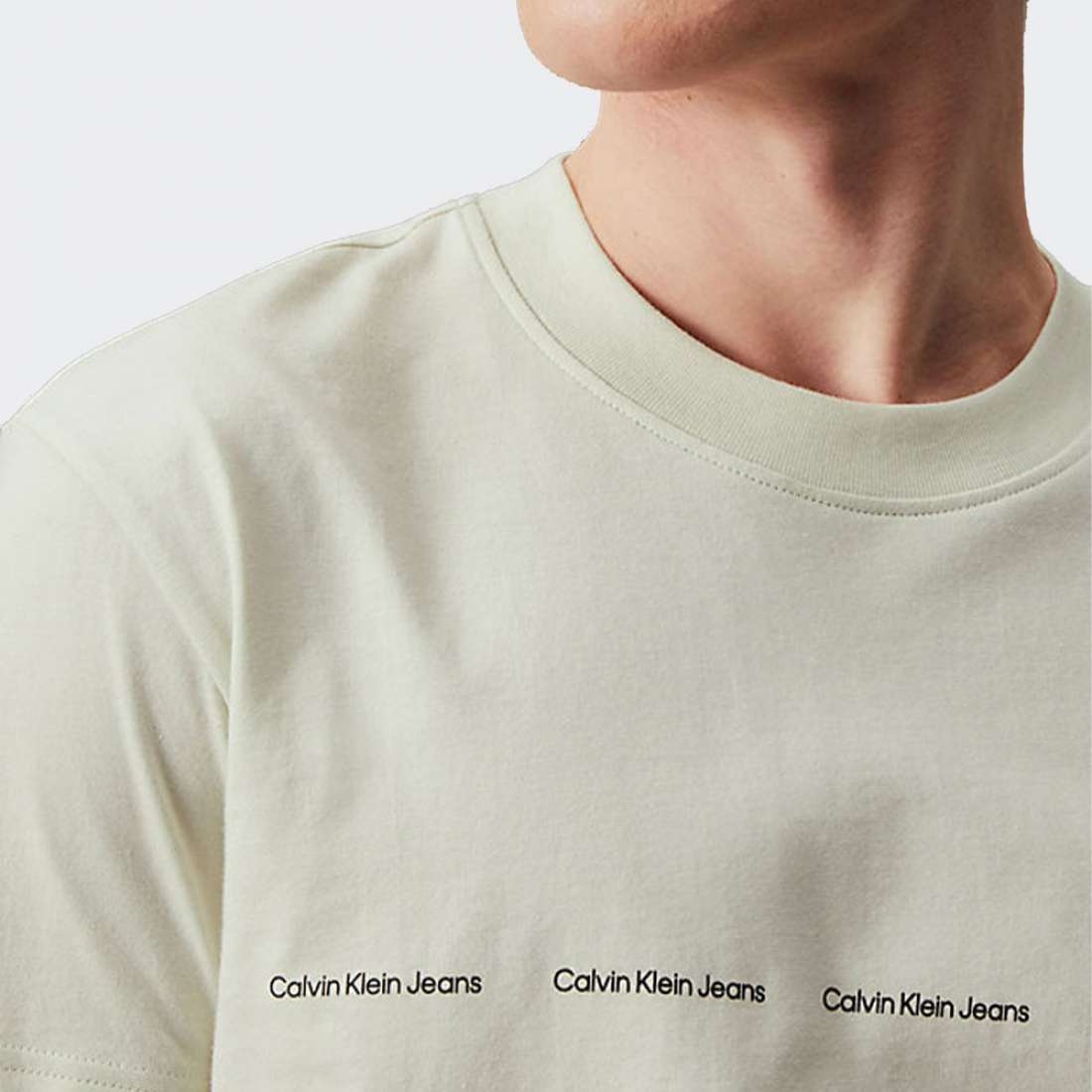 TSHIRT CALVIN KLEIN LOGO REPEAT ICICLE