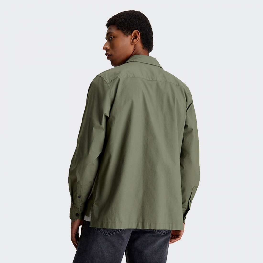 CAMISA CALVIN KLEIN UTLITY DUSTY OLIVE