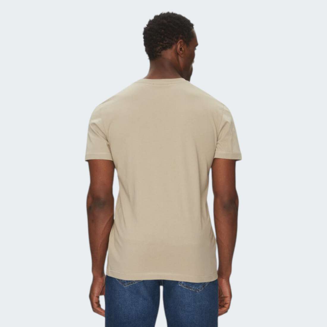 TSHIRT CALVIN KLEIN MONOLOGO ALUMINUM