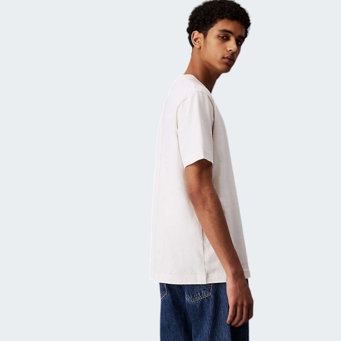 TSHIRT CALVIN KLEIN CHENILLE IVORY