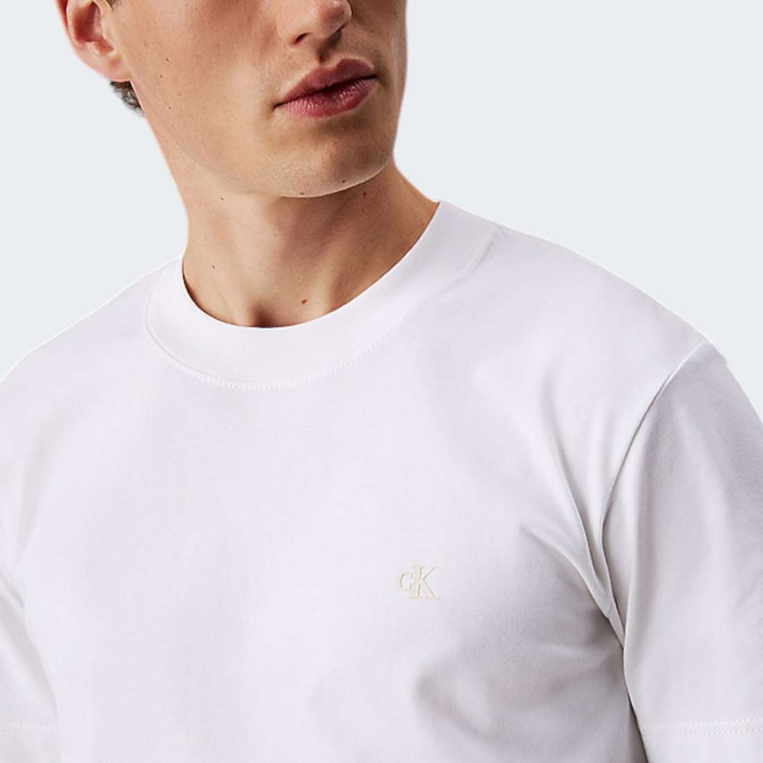 TSHIRT CALVIN KLEIN HEAVY REGULAR BRIGHT WHITE
