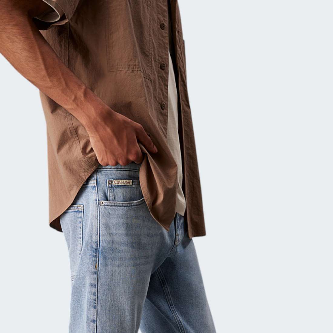 CALCAS CALVIN KLEIN SLIM DENIM LIGHT
