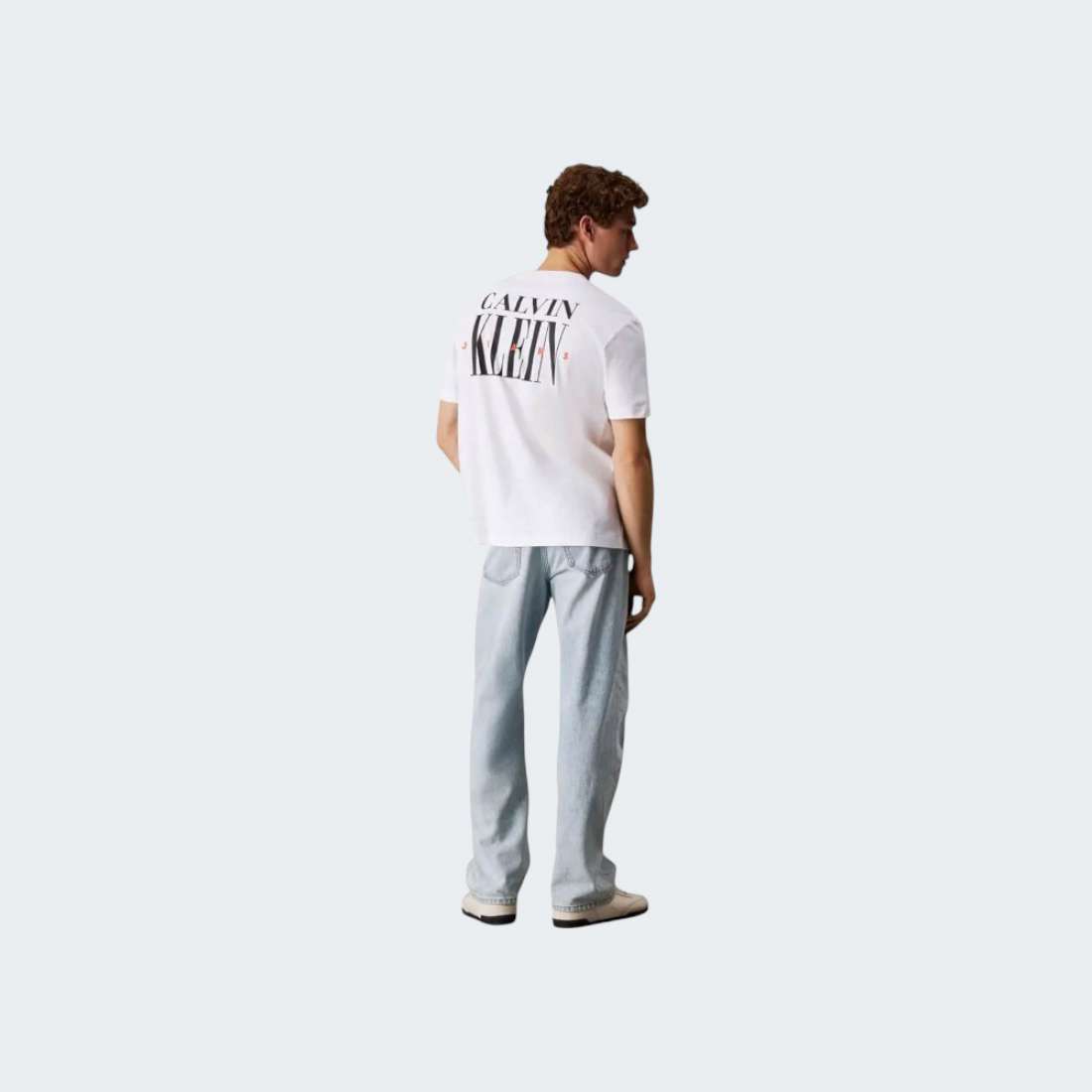 TSHIRT CALVIN KLEIN SERIFBRIGHT WHITE