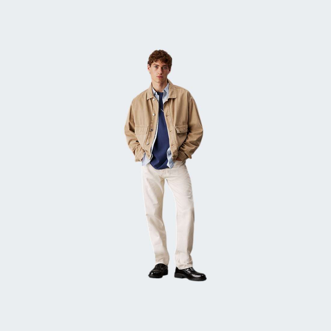 CALCAS CALVIN KLEIN STANDARD DENIM LIGHT