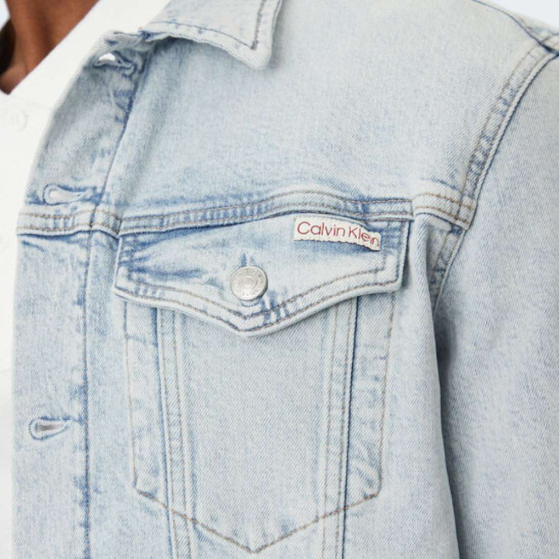 CASACO CALVIN KLEIN SLIM DENIM LIGHT