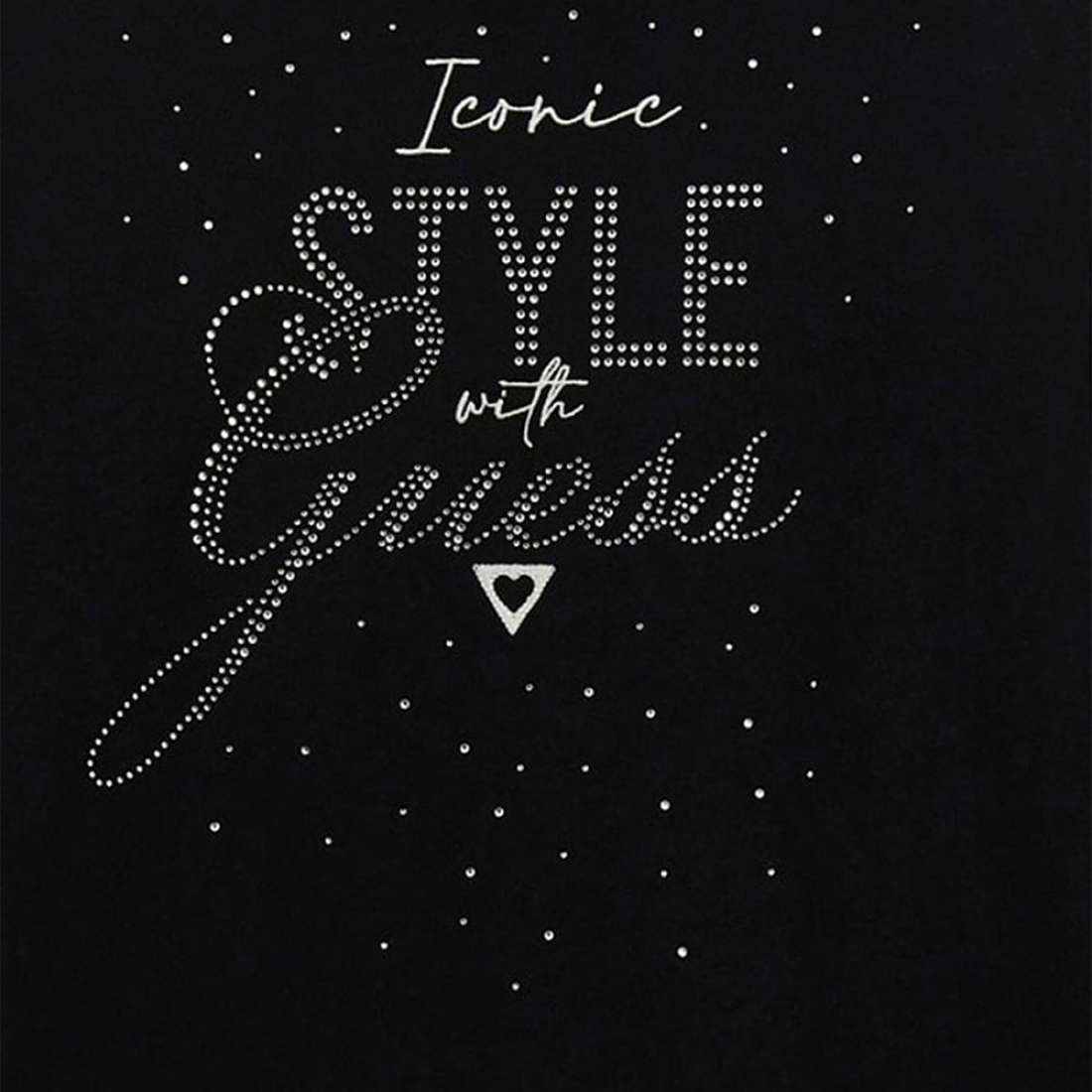 SWEATSHIRT GUESS ACTIVE TOP JBLK