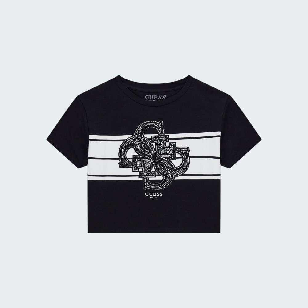 TSHIRT GUESS MIDI JBLK