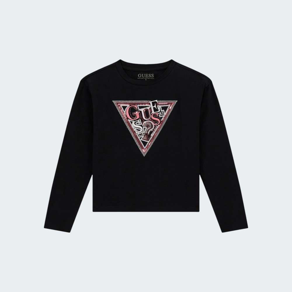 LONGSLEEVE GUESS J5YI15K6YW4-JBLK