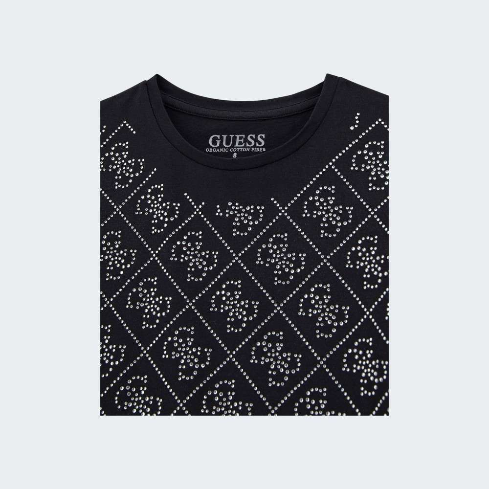 T-SHIRT GUESS MIDI JBLK