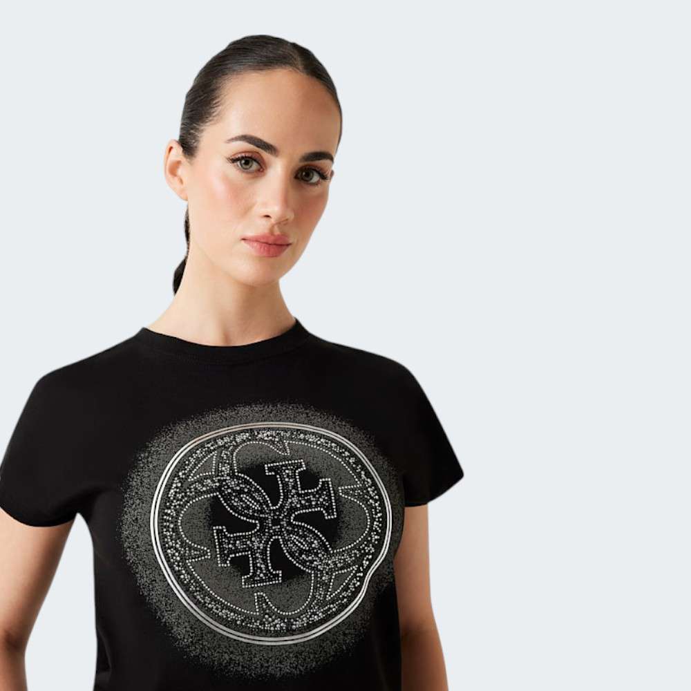 TSHIRT GUESS MINIME JBLK
