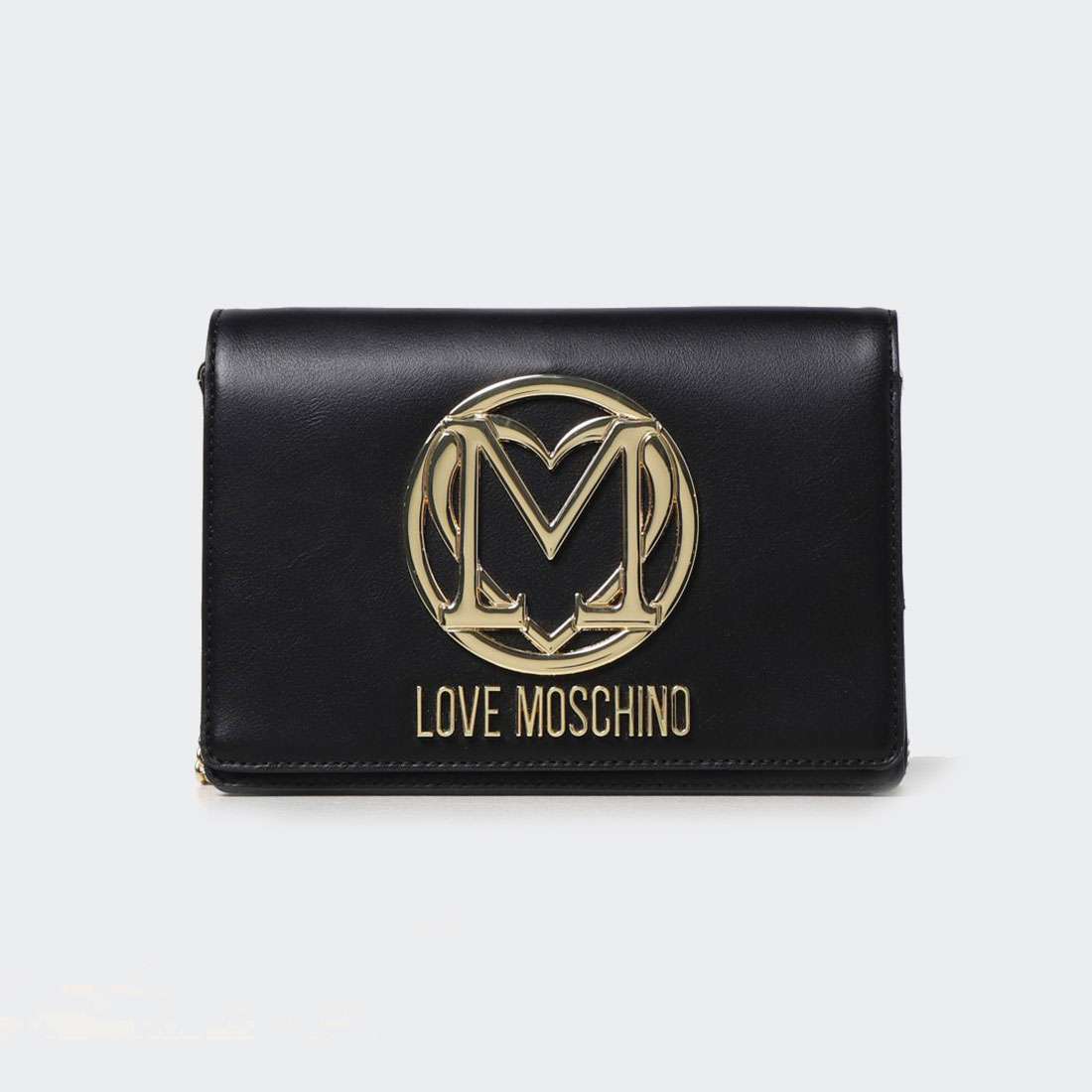 MALA LOVEMOSCHINO LOGO MOTIF SHOULDER NERO