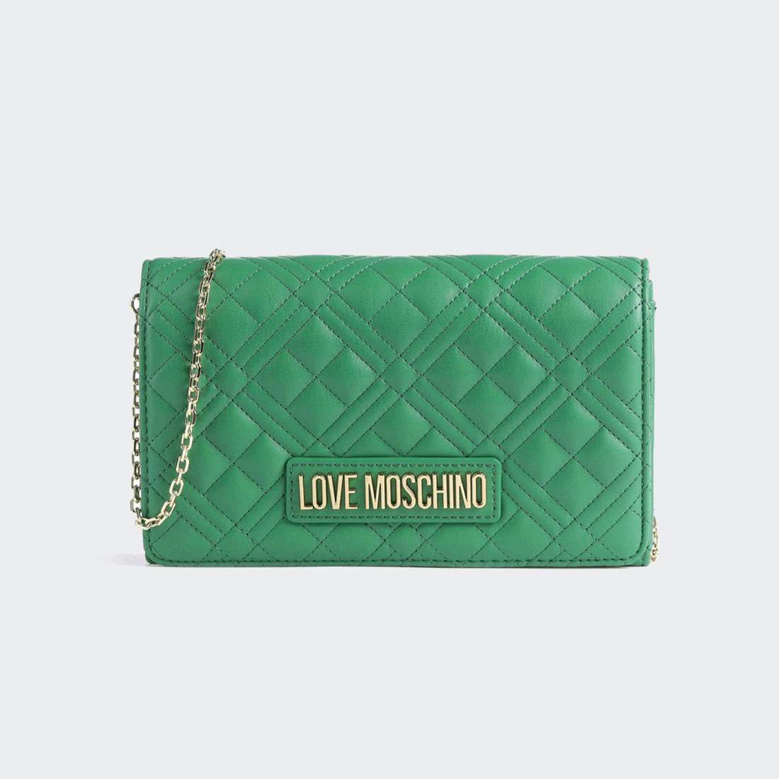 MALA LOVEMOSCHINO QUILTED CROSSBODY ERBA